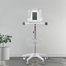 Mobile Rolling Cart Medical Trolley White for Ultrasound Imaging Scanner Cart US picture