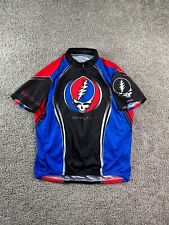 Grateful Dead Cycling Jersey Mens XL Blue Red Steal You Face 2012 PRIMAL * picture
