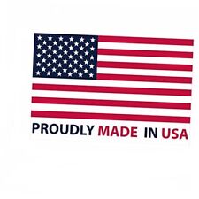 2 X 3 Proudly Made in USA Colored 100 Stickers 2