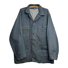 Vintage 1960s Montgomery Ward Denim Chore Jacket Coat Pockets picture