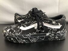 Vans Old Skool x Peanuts Snoopy Black Canvas Mens Shoes Size 3.5 picture