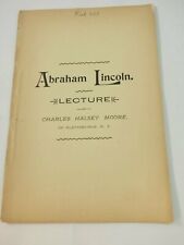 1890 original ABRAHAM LINCOLN 