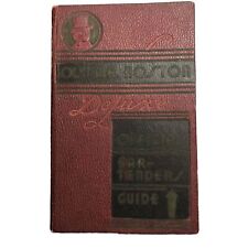 OLD MR. BOSTON DE LUXE OFFICIAL BARTENDER'S GUIDE By Leo Cotton - Hardcover 1935 picture
