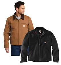 New Mens Carhartt Duck Detroit Jacket Work Coat CT103828 - Pick Size and Color picture