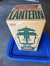 Vintage Coleman 220F 195 Green Camp Lantern New in Original Sealed Box picture