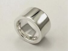 Stylish 925 Solid Sterling Silver Unisex Jewelry Heavy Ring Band picture