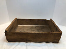 Vintage Fruit Crate - Primitive Wood Wooden Vine Hill George Brothers picture
