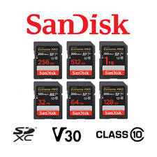 Sandisk SD Extreme PRO 32GB 64GB 128GB 256GB 512GB 1TB Memory Card Nikon Canon picture