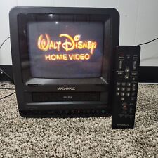 Vintage Magnavox CCR095AT04  9 Inch CRT  TV VCR Combo With Remote WORKS picture