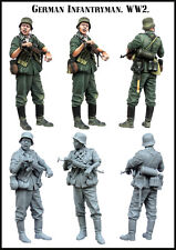 1:35 resin figures model kit, World War II, German soldiers (unpainted) E102 picture