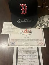 BOBBY DOERR BOSTON RED SOX HOF SIGNED AUTO AUTHENTIC NEW ERA MADE IN USA FLEER  picture