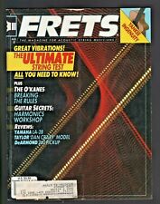 1987 August Frets Vintage Guitar Mandolin Magazine - String Test The O'Kanes picture