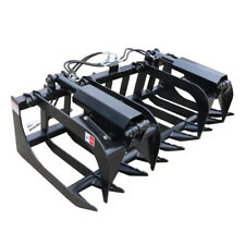 Landy Attachments 72'' Skid Steer Root Rake Grapple Bucket Front End Loader picture
