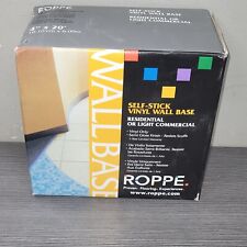 Roppe Self-Stick Vinyl Wall Base 4” x 20’, Snow (White) HC40C54S161-028 picture
