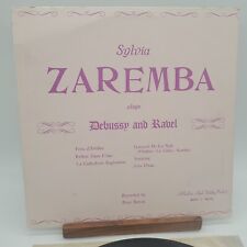 Sylvia Zaremba Plays Debussy And Reval RECORD ALBUM RSLP 93L102 NICE COPY RARE picture