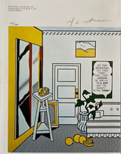 Roy Lichtenstein, Orig. Print Hand Signed Litho with COA & Appraisal of $3,500 picture