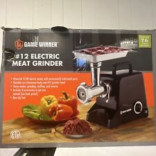 Game Winner 12 Electric Meat Grinder Up To 7 Lb Non Slip Feet picture