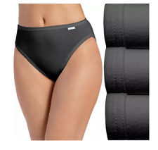 Women's Jockey 3-Pack French Cut (Black Color) 100% Cotton Comfort Underwear picture