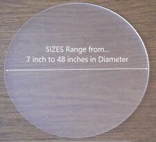ONE Laser Cut FROSTED Acrylic Blank Round Disc: 1/8 inch (3 mm) thick picture
