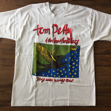 Vintage Tom Petty & The Heartbreakers Concert T Shirt Dogs With Wings Tour Size picture