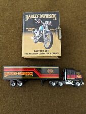 1981 Vintage Matchbox Harley Davidson Kenworth Semi Truck & Trailer & Cards picture