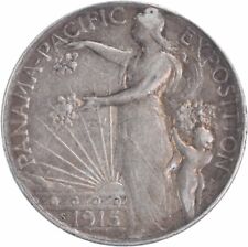 Panama-Pacific Commemorative Silver Half Dollar 1915 VF Uncertified #609 picture