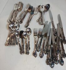 WM Rogers 1847 IS  MFG 1940 Reflection  Flatware  Lot 65 Pieces  picture