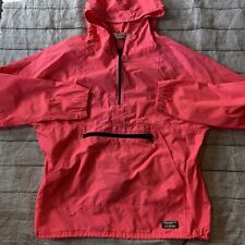 vintage ll bean freeport maine hot pink hooded anorak L E12 picture