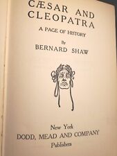 1930 George Bernard Shaw Caesar and Cleopatra USA Edition HC VG Dodd Mead & Co picture