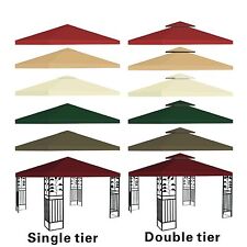 10'x10' Replacement Patio Pavilion Canopy Top Gazebo Tent Sunshade Cover UV+ picture