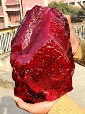 3000CT PULS  EGL NATURAL AFRICAN BLOOD RED RUBY GEMSTONE HUGE ROUGH picture