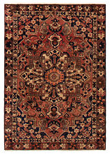 Vintage Hand-Knotted Area Rug 4'7