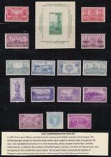 U S 1937 Commemorative Year Set (15 stamps, 1 ss) Mint Never Hinged picture