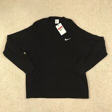 Nike Tiger Woods Knit Golf Pullover Sweater Mens Large DR5291 010 Black picture