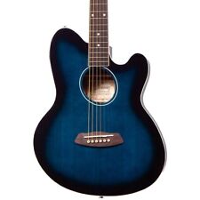 Ibanez Talman TCY10 Acoustic-Electric Guitar Transparent Blue Sunburst picture