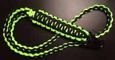 ONE (1) Paracord Lanyard FOB 550 Cord USA Custom Colors TJPARACORD + HK HOOK picture