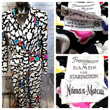 Vintage Francesca of Damon for Starington Dress Size 14 100% Silk picture