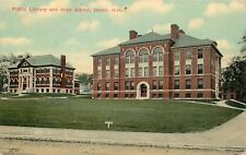 Public Library High School Dover New Hampshire NH Postcard picture