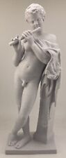 GREEK SCULPTURE THE PIPING FAUN 9.8 INCH/250 MM, MUSEUM REPRODUCTION picture