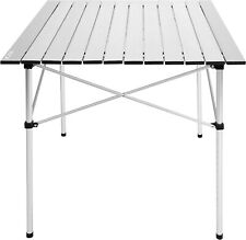 YSSOA Aluminum Folding Table Camp & Beach Table for Sand Foldable with Carry Bag picture