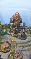 Dungeons And Dragons Dwarf King MINI Lot Of 6 Painted And Sealed With Bust picture