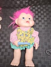 RARE Magic Trolls Babies  Brianna Doll No Box Applause 1991 Vintage Rare picture