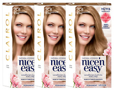 3 Pack Clairol Nice 'n Easy 7CB Dark Champagne Blonde Permanent Hair Color Each picture