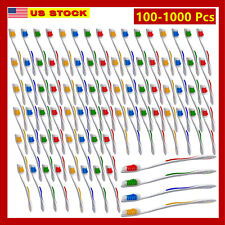 1000 Toothbrushes Lot Wholesale Standard Classic Toothbrush Individually Wrapped picture