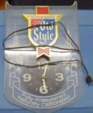 Vintage Old Style Beer Light Up Clock picture