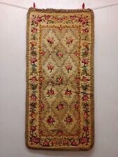 Vintage Beautiful Hand Knotted Oriental Floor Area Wool Home Decor Rug 137×67 Cm picture