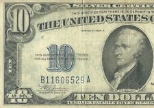 1934A TEN DOLLAR BILL NOTE B11606529A. VINTAGE IN GREAT CONDITION. picture