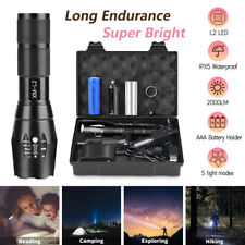 Super-bright Flashlight  G700 LED Military Tactical Torch Survival Kit+ battery picture