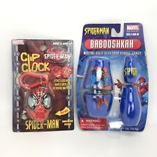 Spiderman MARVEL Toysite Babooshkah Nesting Dolls & Clip Clock TEK Collectible picture