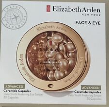 Elizabeth Arden Advanced Ceramide Capsules 30 Face & 30 Eye Total 60 Pieces New picture